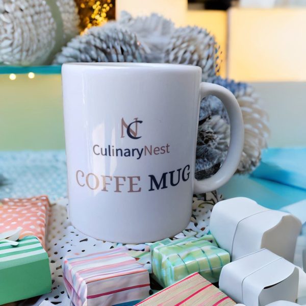 Elegant White Ceramic Coffee Mug - 11oz | Perfect for Home, Office, and Gifting - Image 7